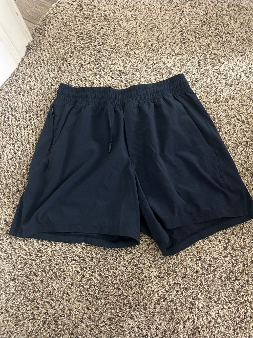 Lululemon Men's Relaxed Athletic Shorts - Navy